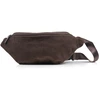 Image de Isotoner - Sac banane Mixte velours côtelé Marron