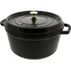 Image de Staub Cocotte Ronde 28 cm Noir