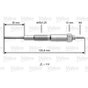 Image de Gloeikaars Mazda 626 Premacy 345173 Valeo