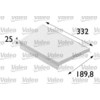 Image de Cabin Air Filter: Mercedes 698700 Valeo