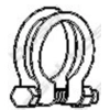Image de Klemstuk uitlaatsysteem 250458 Bosal
