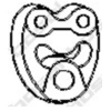 Image de Aanslagrubber demper 255123 Bosal