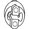 Image de Rubberstrip uitlaatsysteem 255381 Bosal