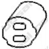 Image de Aanslagrubber demper 255713 Bosal