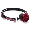 Image de Baillon Boule avec Rose Bud Gag Rose