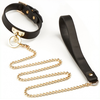 Image de Collier et Laisse Sclave Noirs