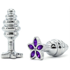 Image de Plug bijou Star 6.5 x 2.8cm Violet