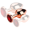 Image de Plug Bijou anal RedGold M 7.5 x 3.3cm Bijou Rouge