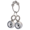 Image de Anneau en métal avec 2 boules Weight Hanger 160g M