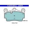Image de Low dust Keramische remblokken 13047049762 ATE
