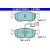Image de Low dust Keramische remblokken 13047072882 ATE