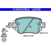 Image de Low dust Keramische remblokken 13047027902 ATE
