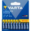 Image de Varta Longlife Power AAA Lot de 10 Pièces 4903121761