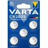 Image de Varta Lithium Coin CR2025 BLI 5 Pièces 6025101415