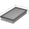 Image de Luchtfilter LX333 Mahle