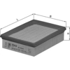 Image de Luchtfilter LX337 Mahle