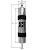 Image de Brandstoffilter KL1041 Mahle