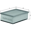 Image de Luchtfilter LX1033 Mahle