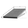 Image de Interieurfilter LAK58 Mahle
