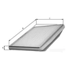 Image de Interieurfilter LA39 Mahle