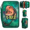 Image de Dino World Trousse à Crayons Triple Poche T Rexgreen (0412506)