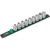 Image de Wera Ensemble De Douilles 1/2'' Rail C4 9 Pièces