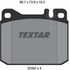 Image de Remblokkenset schijfrem 2039204 Textar