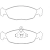 Image de Remblokken set 2054701 Textar