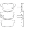 Image de Remblokken set 2171901 Textar