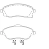 Image de Remblokken set 2322501 Textar