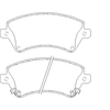 Image de Remblokken set 2376601 Textar