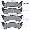 Image de Remblokkenset schijfrem 2450601 Textar