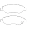 Image de Remblokken set 2455001 Textar