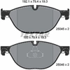 Image de Remblokkenset schijfrem 2504501 Textar