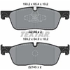 Image de Remblokkenset schijfrem 2214601 Textar