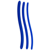 Image de Lot de 3 tiges d'urètre silicone Bleues 16cm - Diamètre 7-12mm