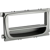 Image de 1-DIN Paneel met aflegbakje. Ford Mondeo /Focus / S-MAX / Galaxy Kleur: Zilver 28111437 ACV