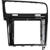 Image de 2-Din Paneel 10 met aflegvak VW Golf 7 2012-2020 Zwart 3813201381 ACV