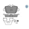 Image de Remblokkenset schijfrem 0252362316PD Meyle