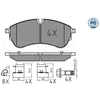 Image de Remblokkenset schijfrem 0252214721PD Meyle