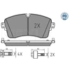 Image de Remblokkenset schijfrem 0252248517PD Meyle