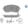 Image de Remblokkenset schijfrem 0252266021PD Meyle