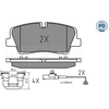 Image de Remblokkenset schijfrem 0252237017PD Meyle