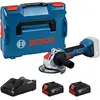 Image de Bosch Meuleuse D'angle Gwx 18v-8 (125 Mm) + 2 Bat 4.0+ Lboxx