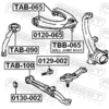 Image de Draagarmrubber TAB065 Febest