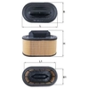 Image de Luchtfilter LX2966 Mahle