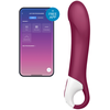 Image de Vibromasseur connecté Big Heat Satisfyer 15 x 4cm Mauve