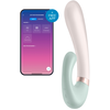 Image de Stimulateur Point G connecté Heat Wave Satisfyer 14 x 3.5cm Menthe