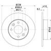 Image de Remschijf Gecoat 52804PRO 8DD355101221 Hella Pagid GmbH
