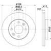 Image de Remschijf Gecoat 52820PRO 8DD355101261 Hella Pagid GmbH